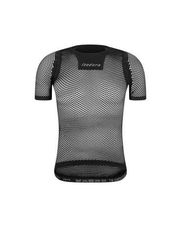 Seamless Short Sleeve Unisex Baselayer Black