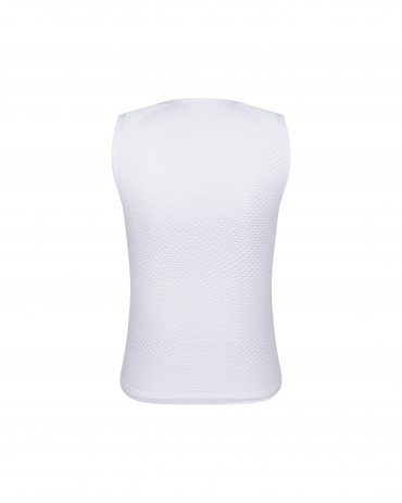 Seamless Sleeveless Unisex Baselayer White