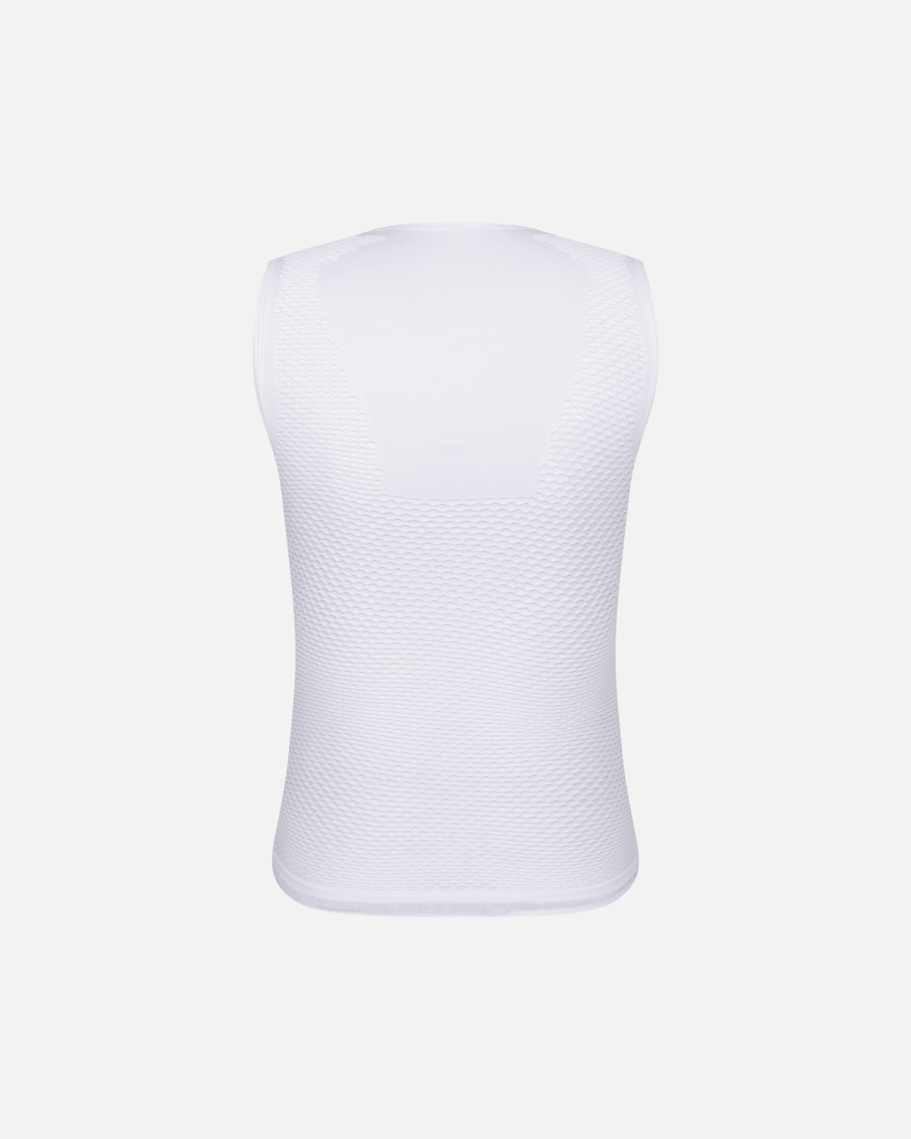 Seamless Sleeveless Unisex Baselayer White