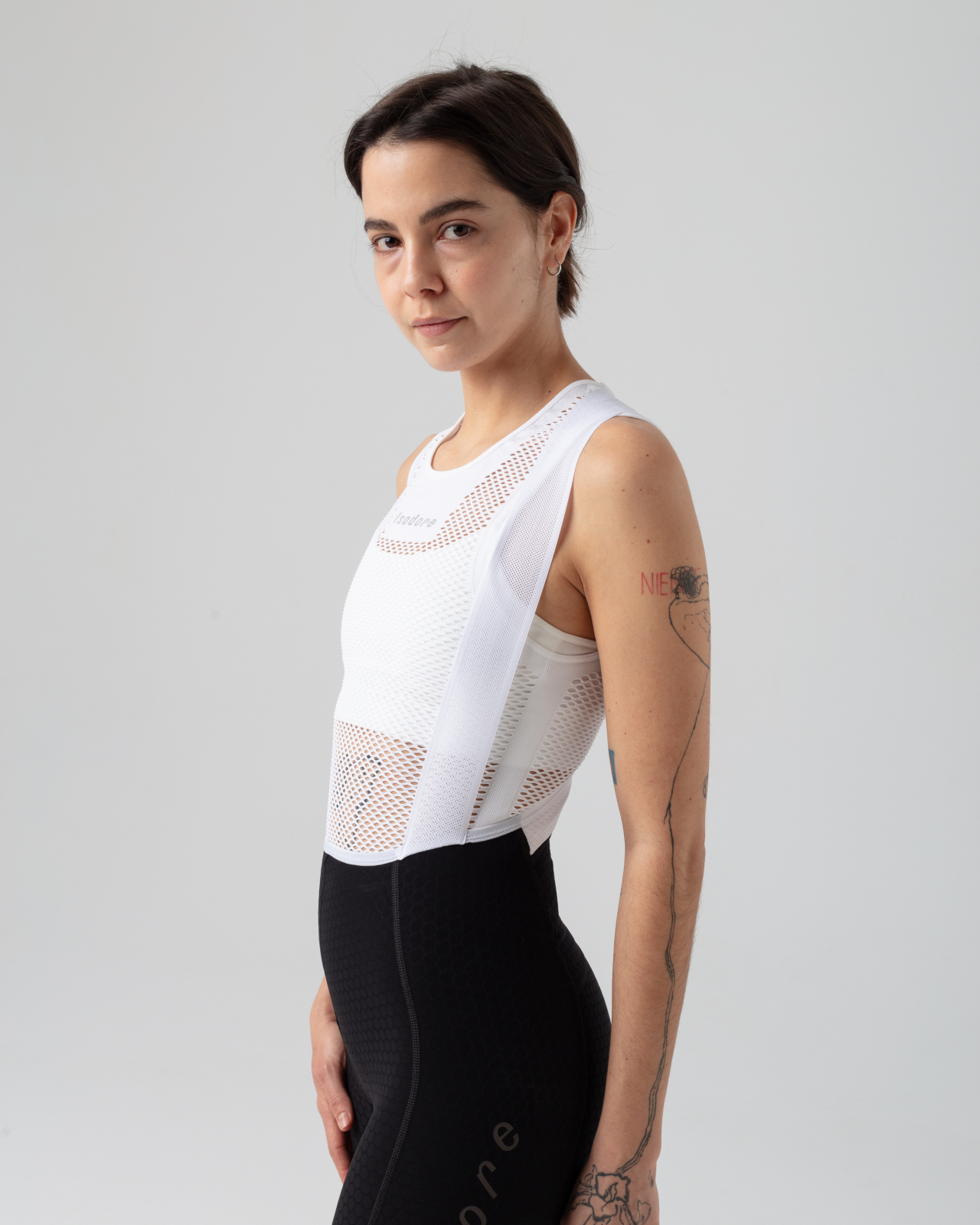 Seamless Sleeveless Unisex Baselayer White