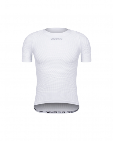 Seamless Short Sleeve Unisex Baselayer White