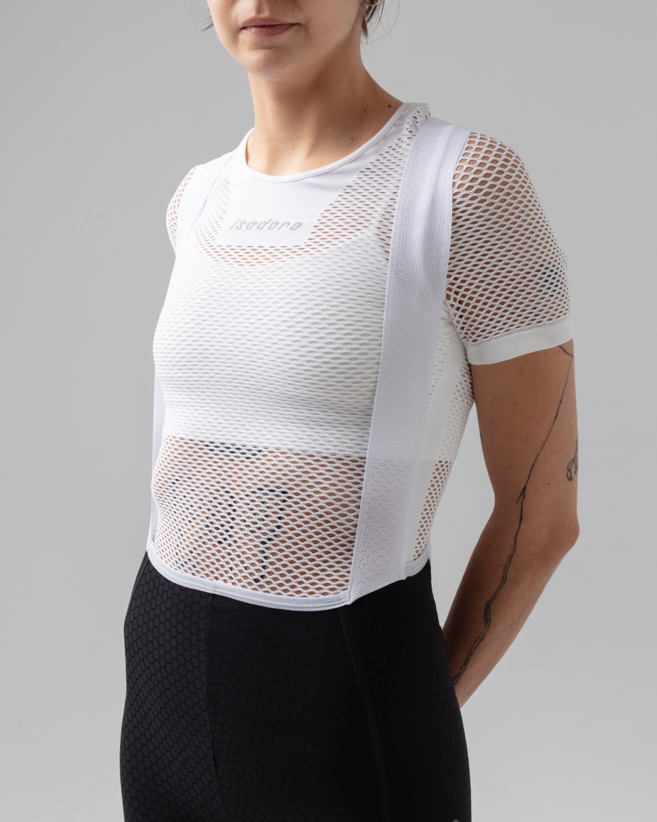 Seamless Short Sleeve Unisex Baselayer White