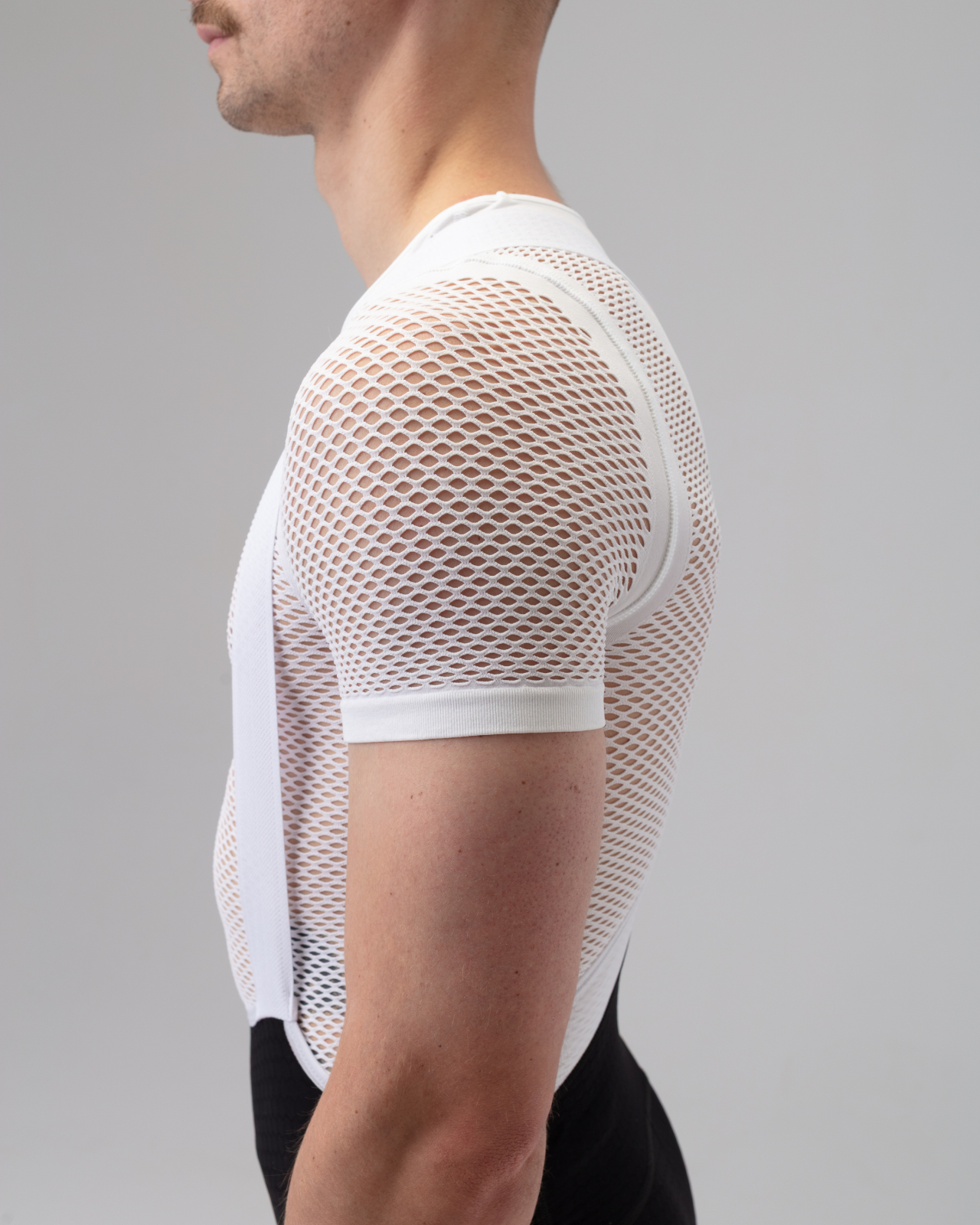 Seamless Short Sleeve Unisex Baselayer White