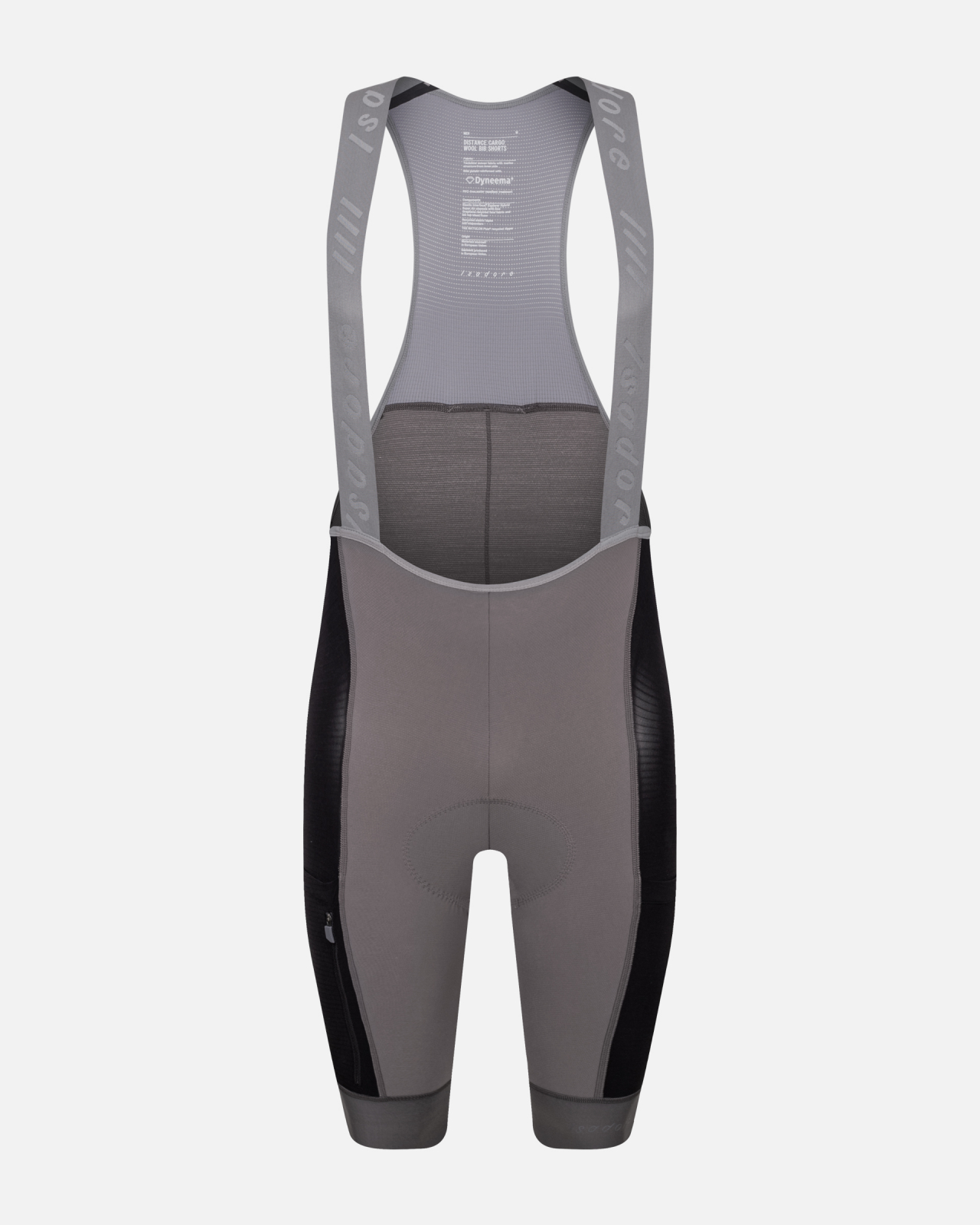 Distance Cargo Wool Bib Shorts Dark Gull Gray
