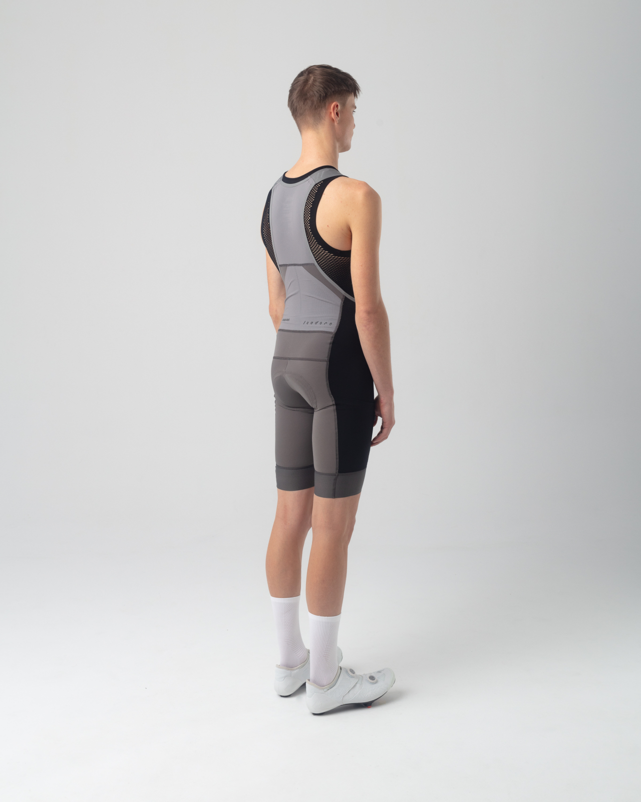 Distance Cargo Wool Bib Shorts Dark Gull Gray