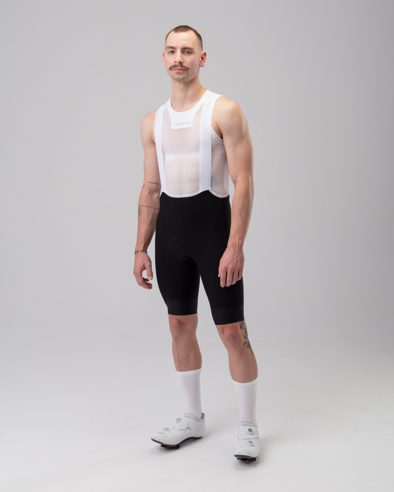 Echelon Aero Bib Shorts Black/White