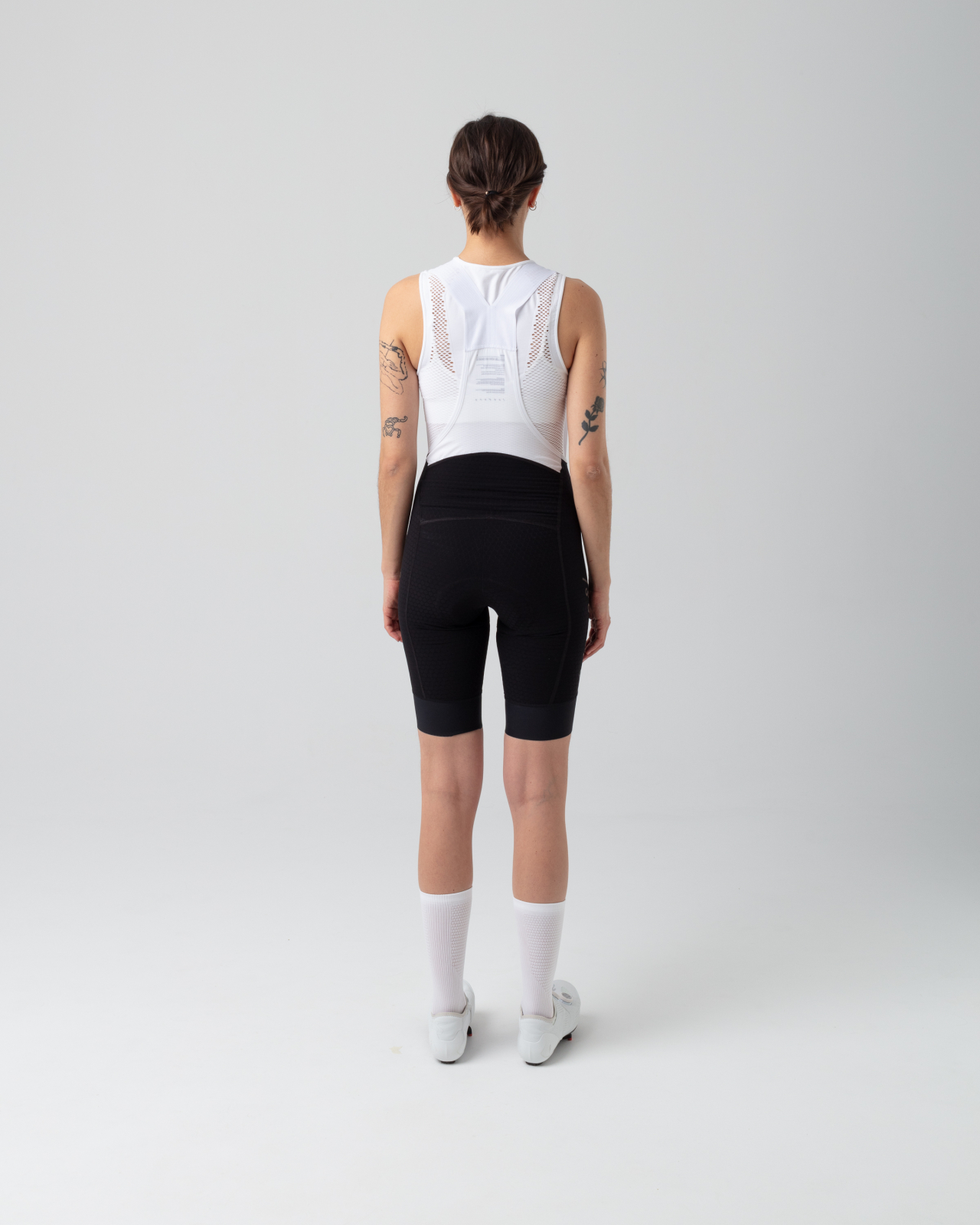 Women's Echelon Aero Bib Shorts Black / White