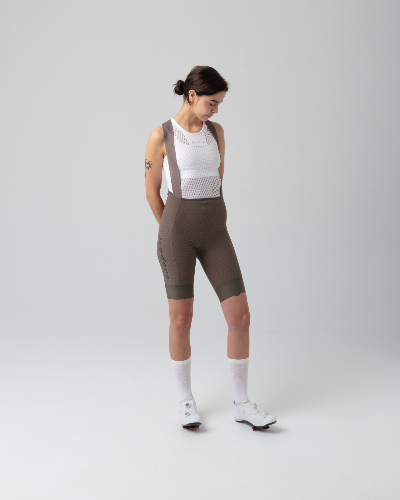 Women's Echelon Aero Bib Shorts Major Brown