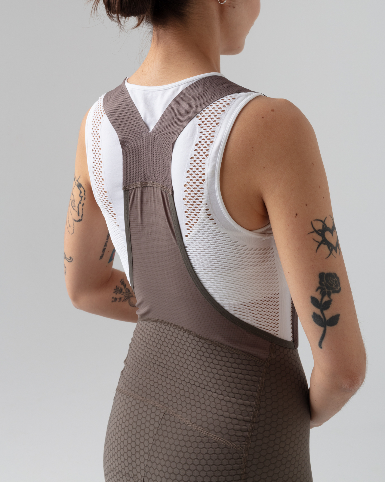 Women's Echelon Aero Bib Shorts Major Brown