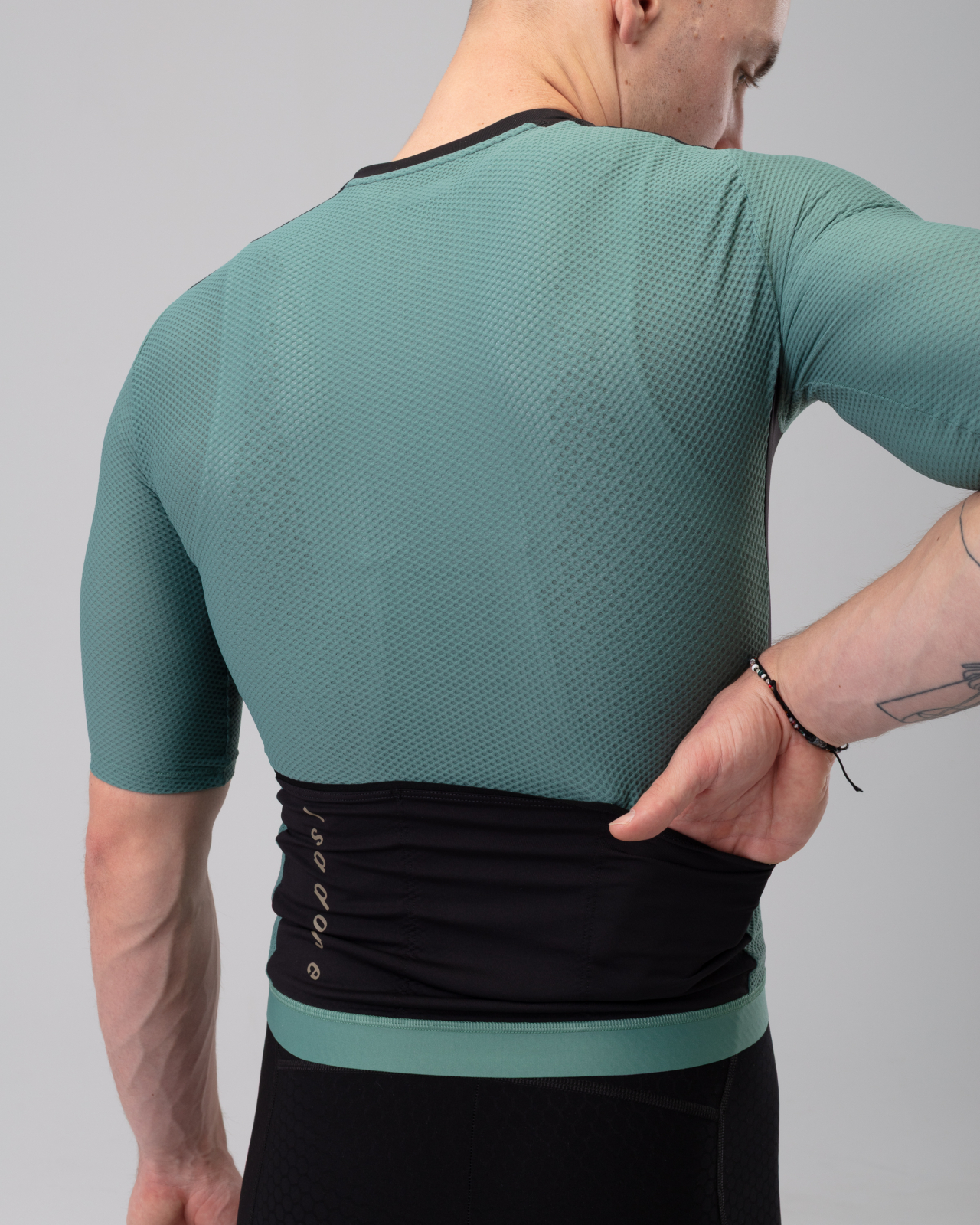 Echelon Training Jersey Silver Pine