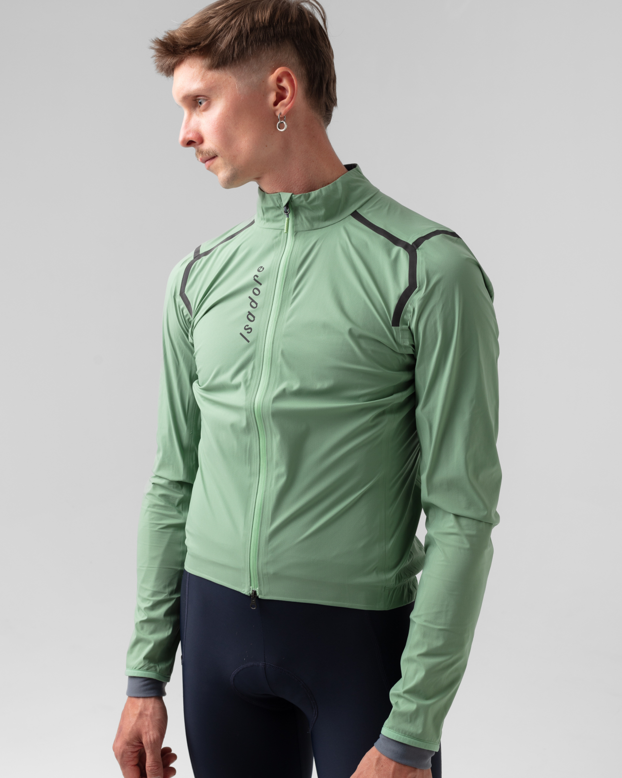 Signature Rain Jacket Basil