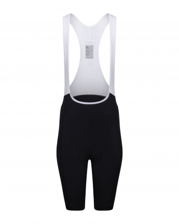 Women's Debut Bib Shorts Black & White