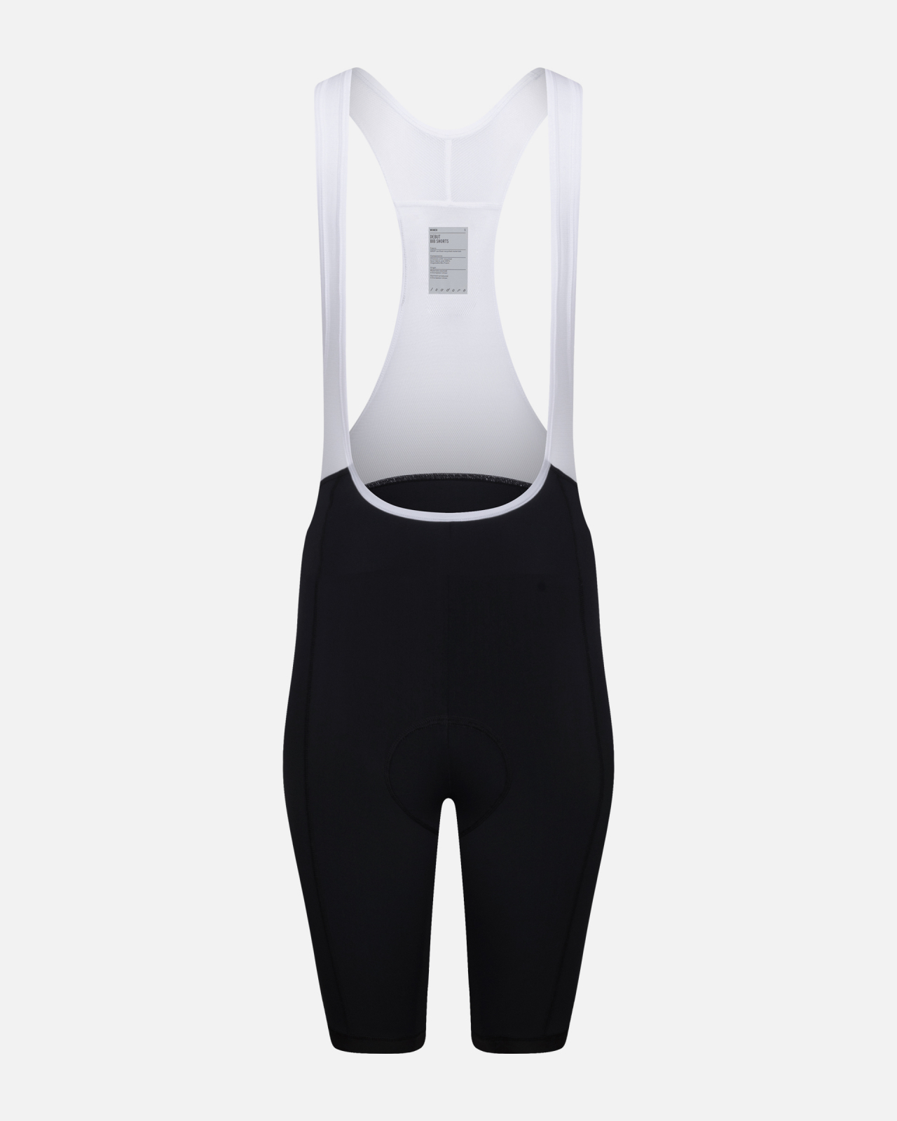 Women's Debut Bib Shorts Black & White