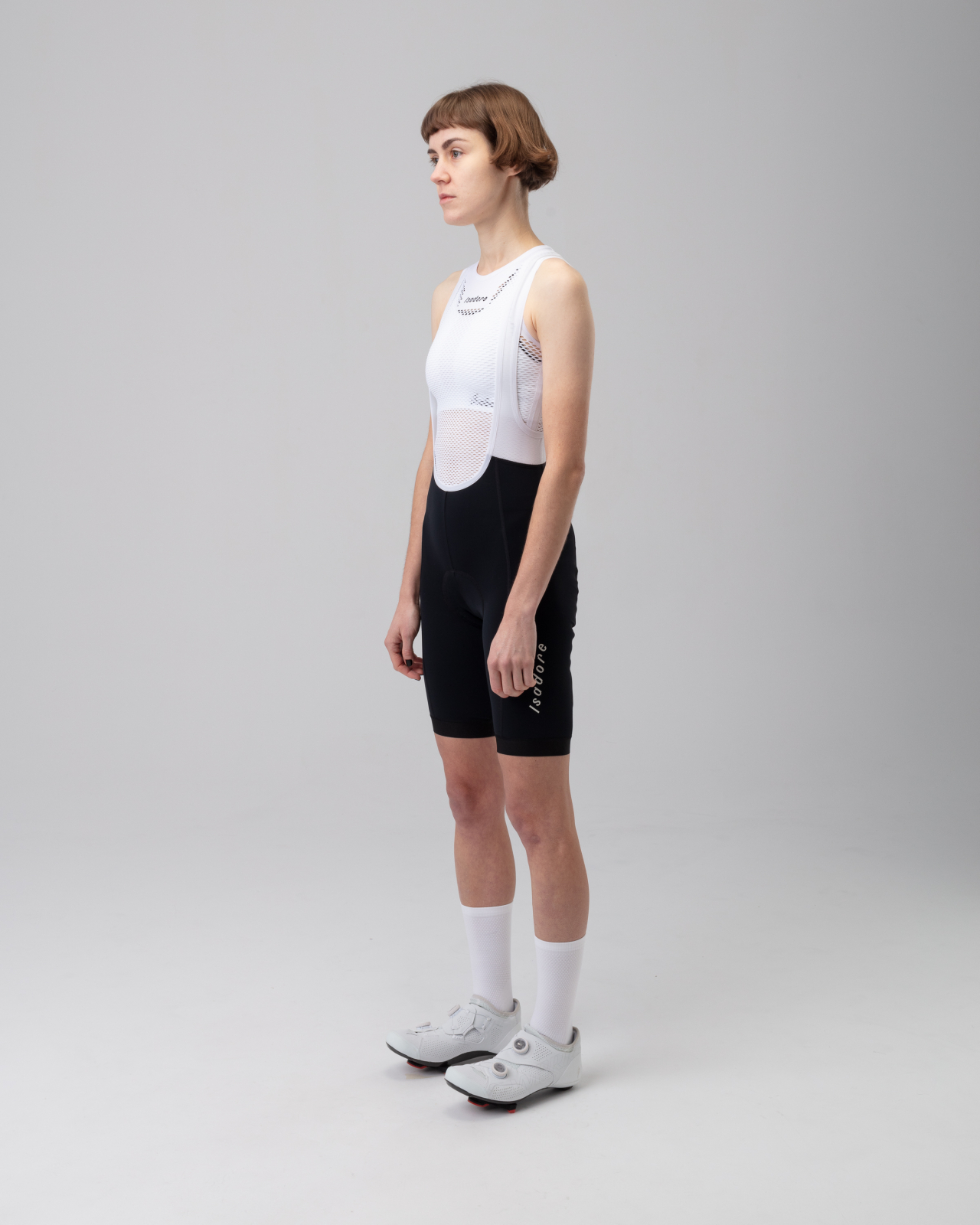 Women's Debut Bib Shorts Black & White