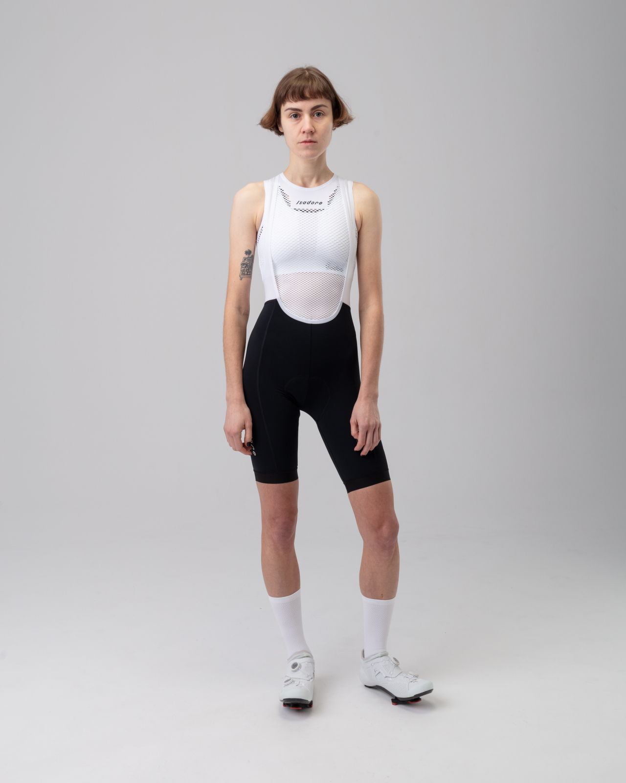 Women's Debut Bib Shorts Black & White