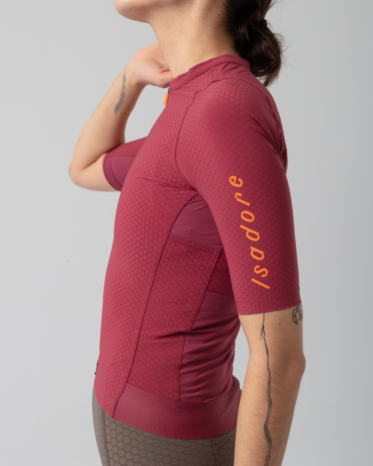 Women's Echelon Aero Jersey Earth Red