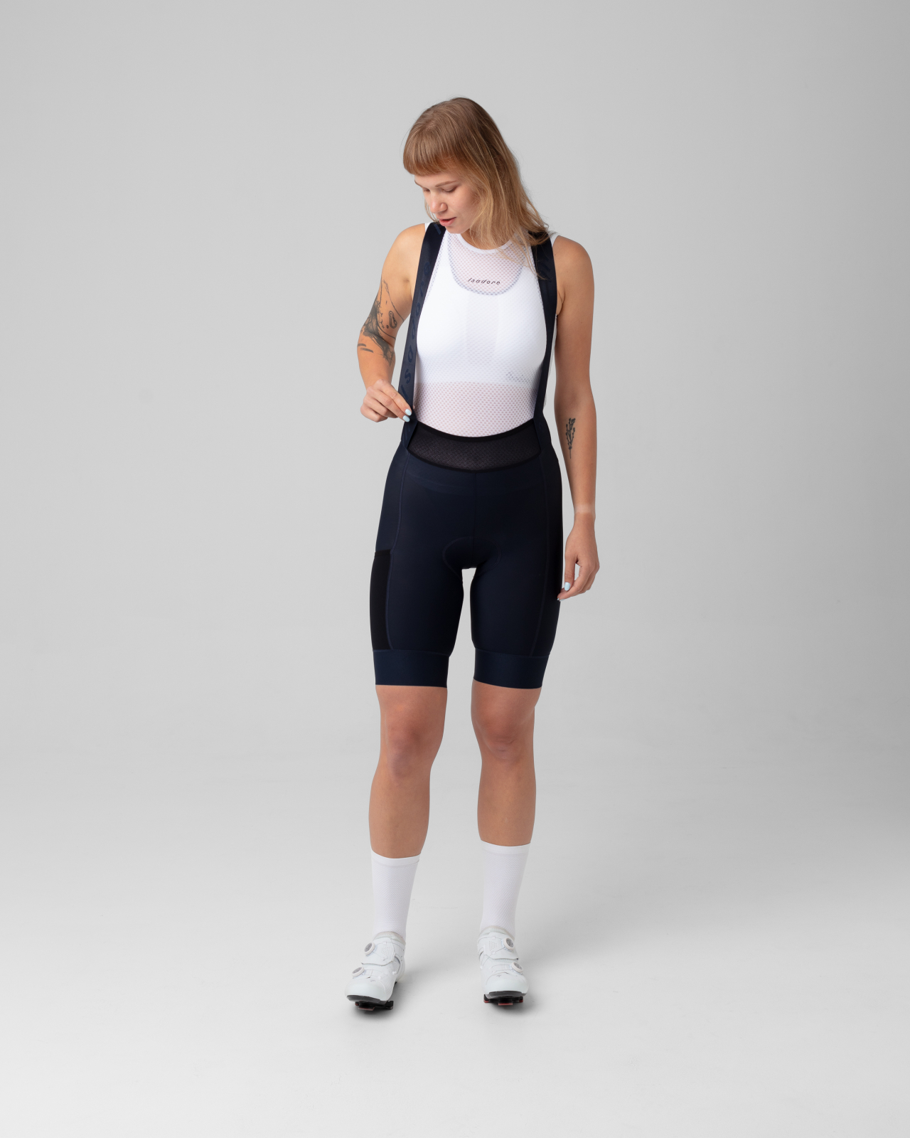 Women's Signature Bib Shorts Blue Graphite