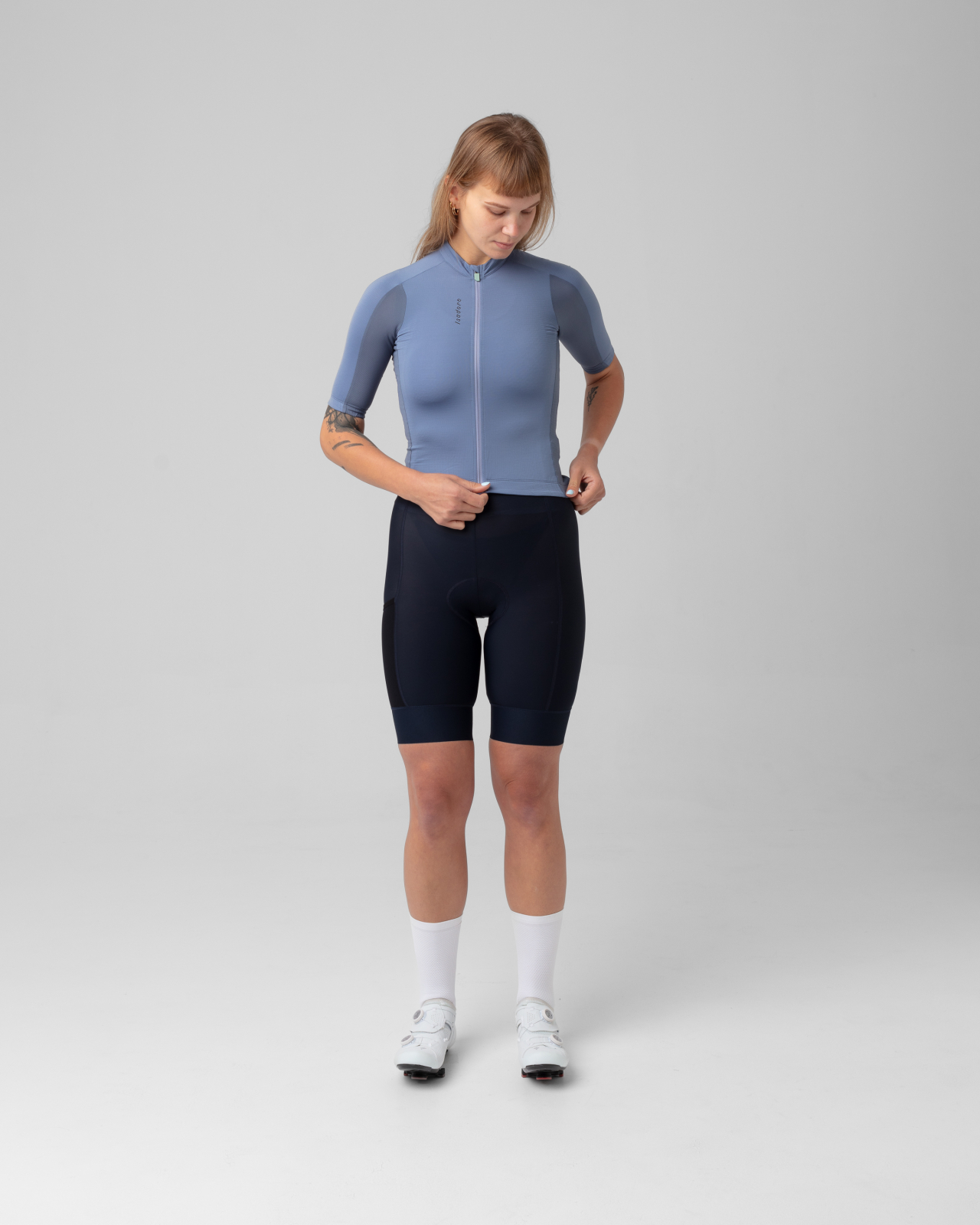 Women's Signature Bib Shorts Blue Graphite