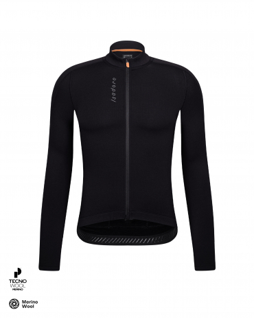 Signature Merino Tech Long Sleeve Jersey Black