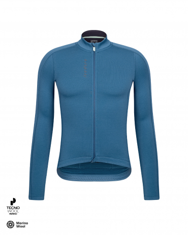 Signature Merino Tech Long Sleeve Jersey Teal