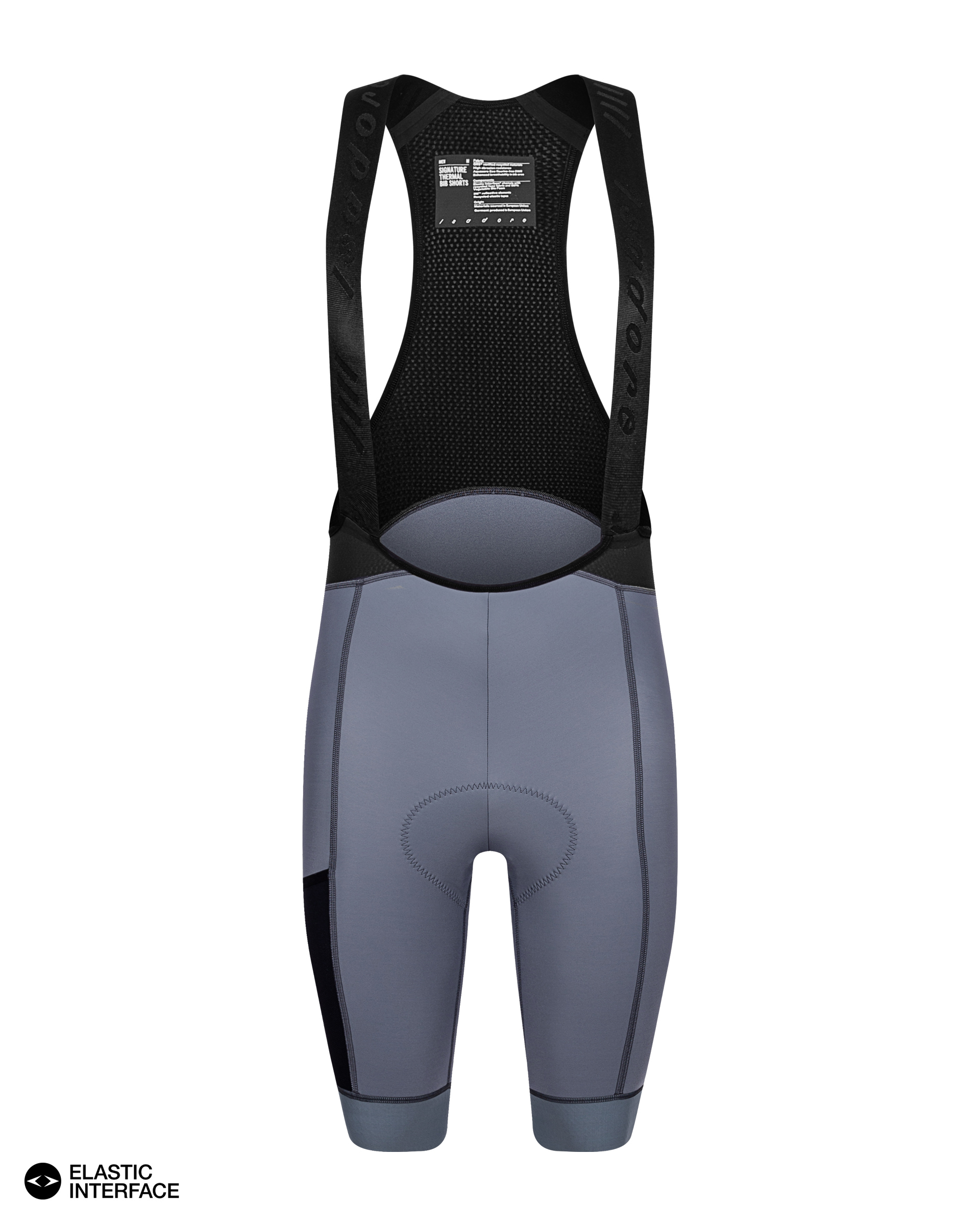 Signature Thermal Bib Shorts Iron Gate
