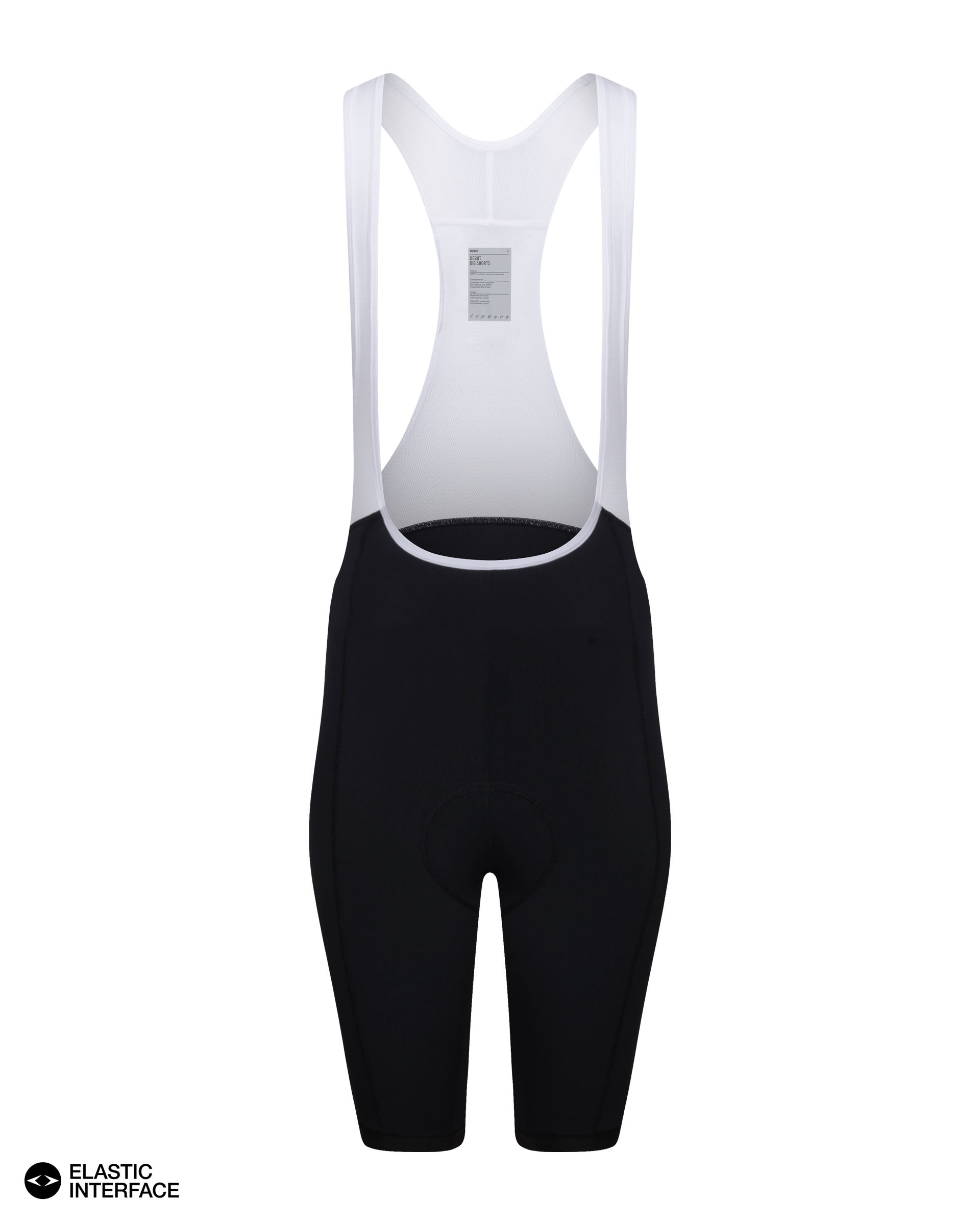 Women's Debut Bib Shorts Black & White