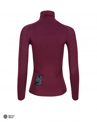 Women's Merino Deep Winter Baselayer Purple/Slate