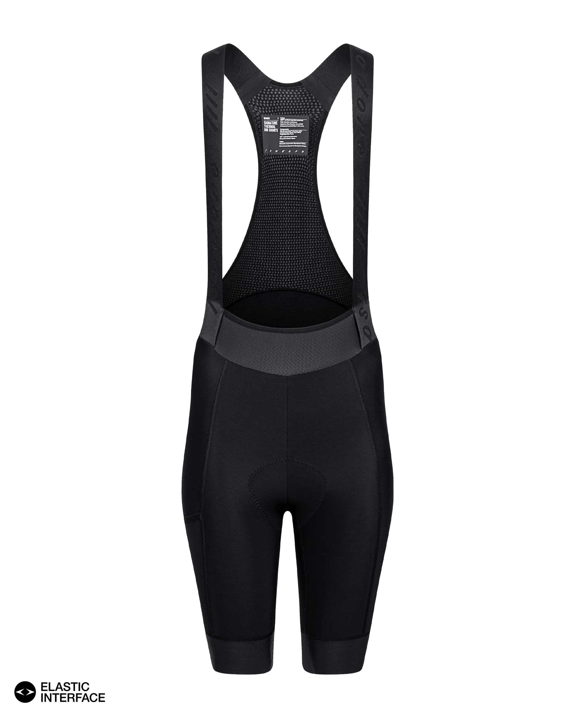 Women's Signature Thermal Bib Shorts Black
