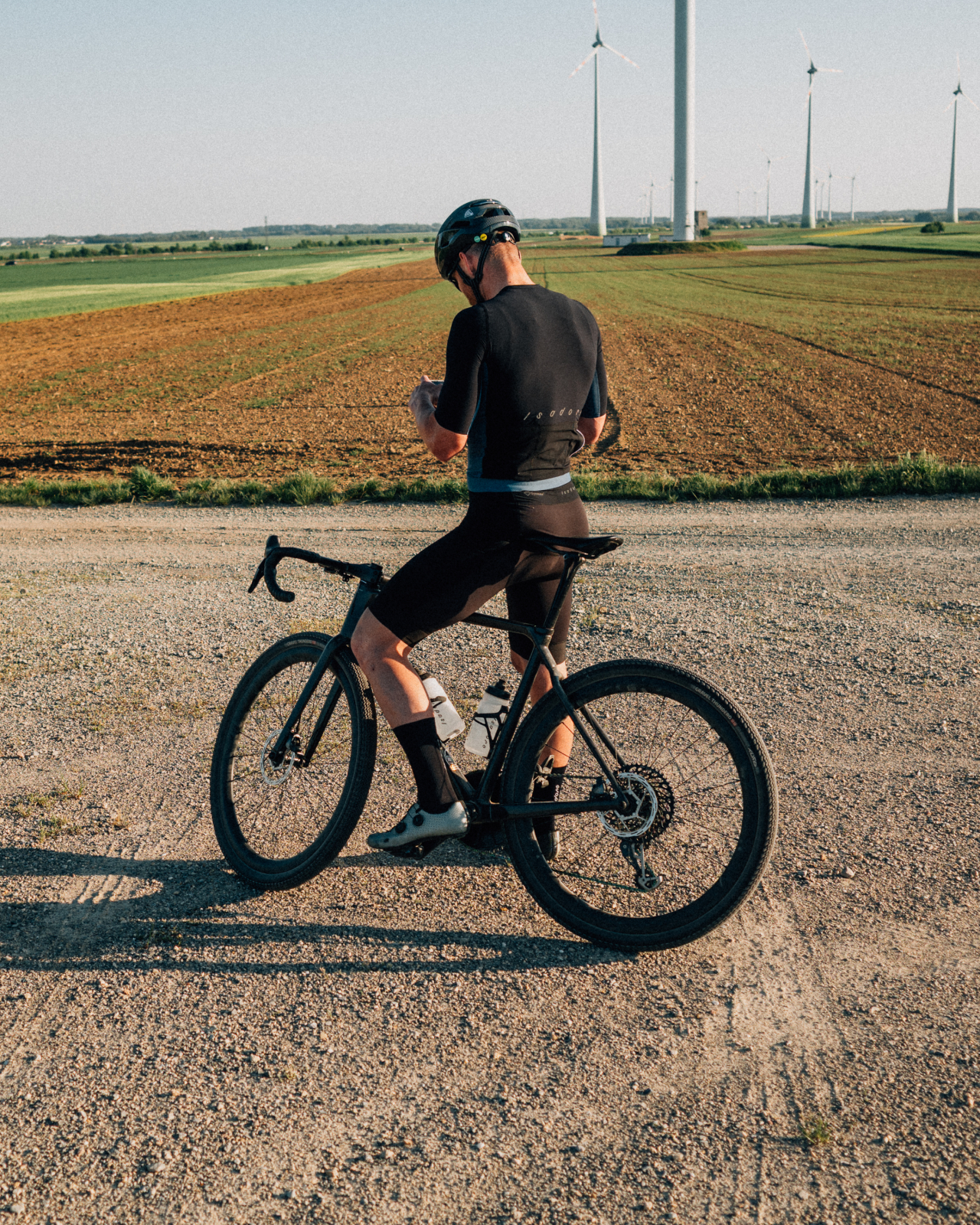 Distance Cargo Wool Bib Shorts Ganache
