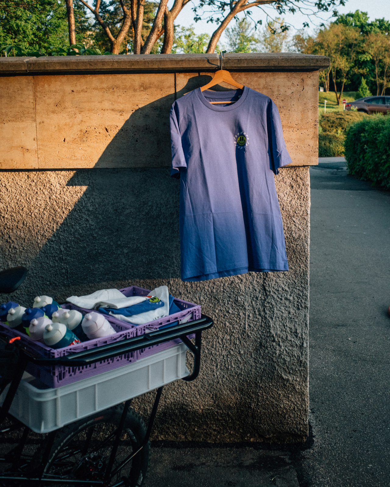 Planet Isadore Roadshow T-shirt Purple Love