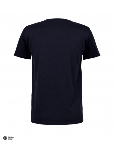 Tech Merino T-Shirt Blue Graphite