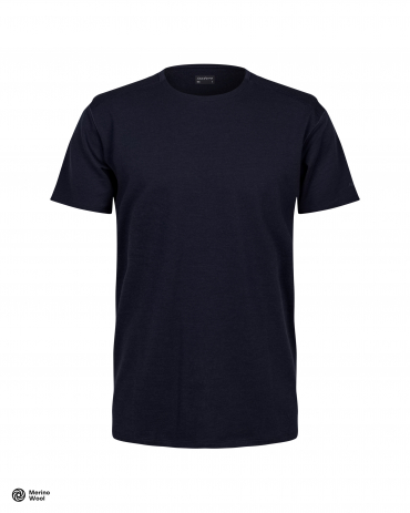 Tech Merino T-Shirt Blue Graphite