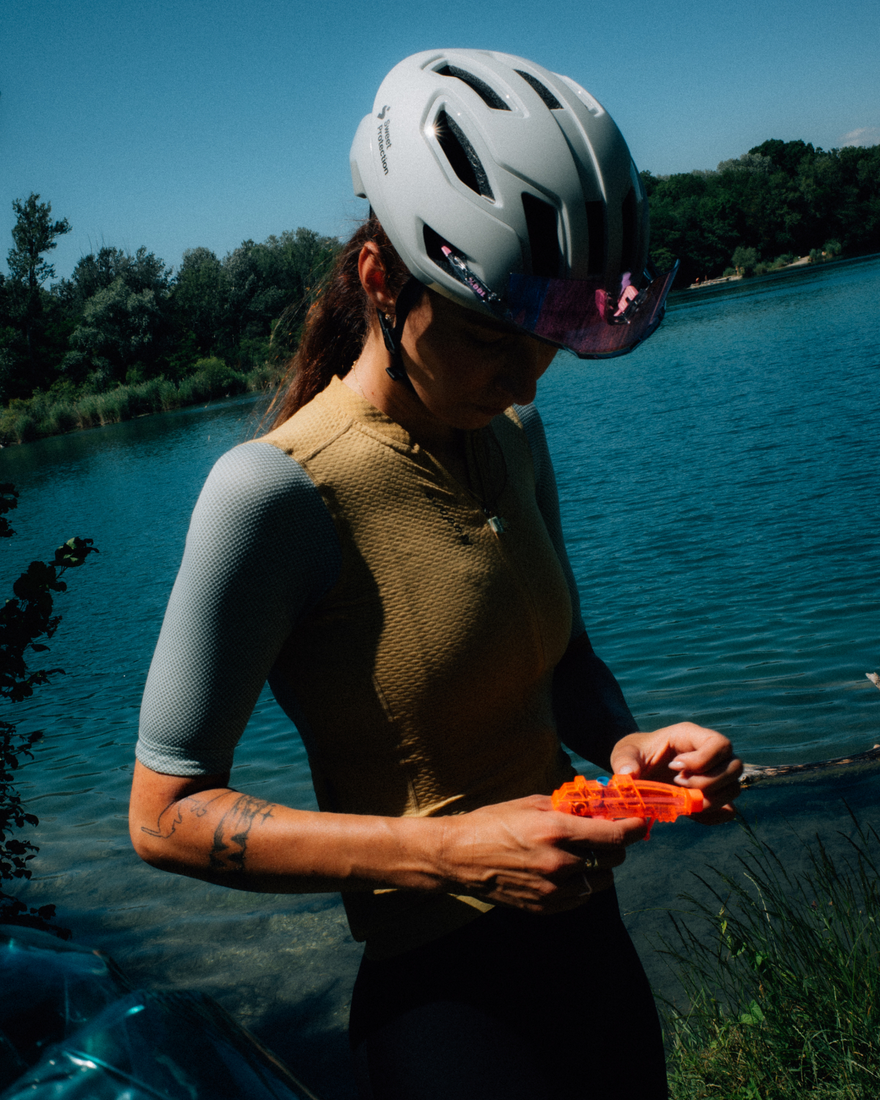 Women's Signature Merino Air Jersey Antique Gold