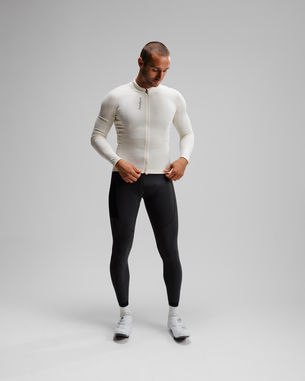 Signature Merino Tech Long Sleeve Jersey White Asparagus