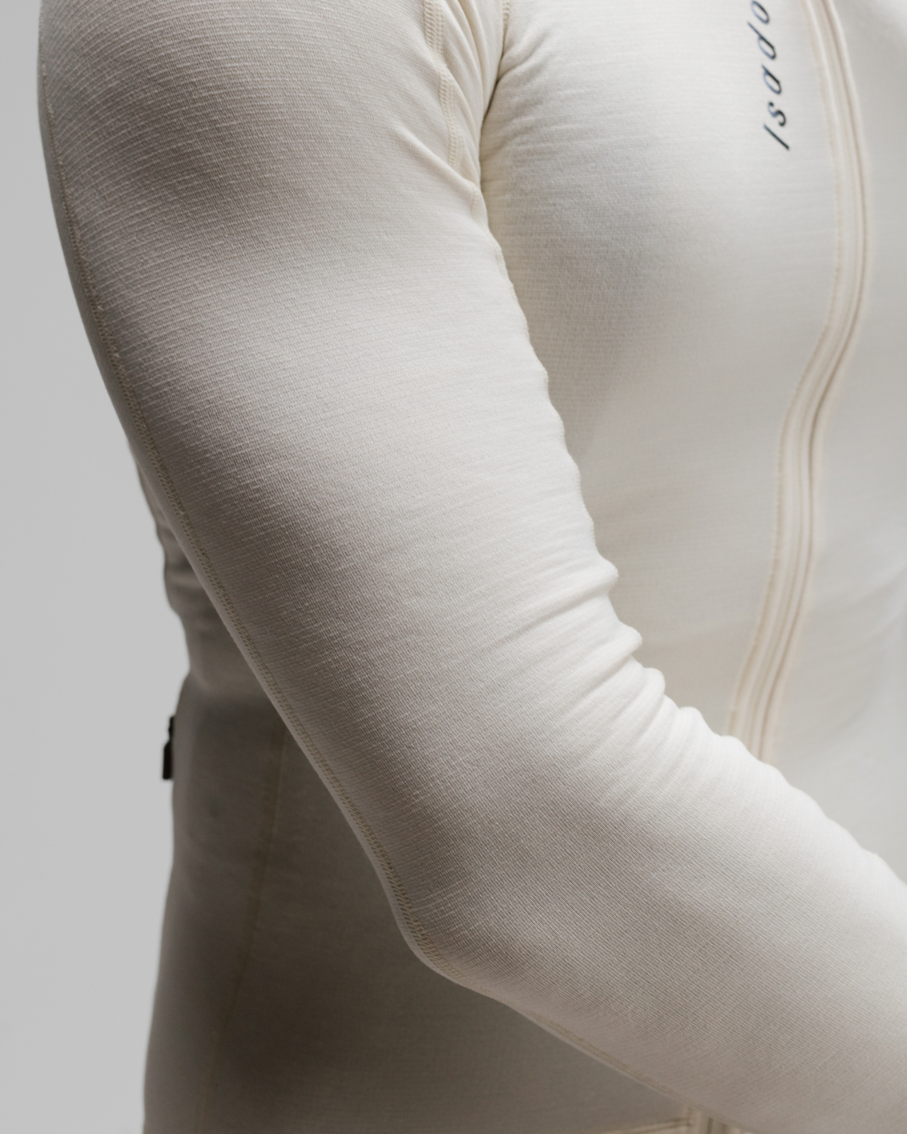 Signature Merino Tech Long Sleeve Jersey White Asparagus