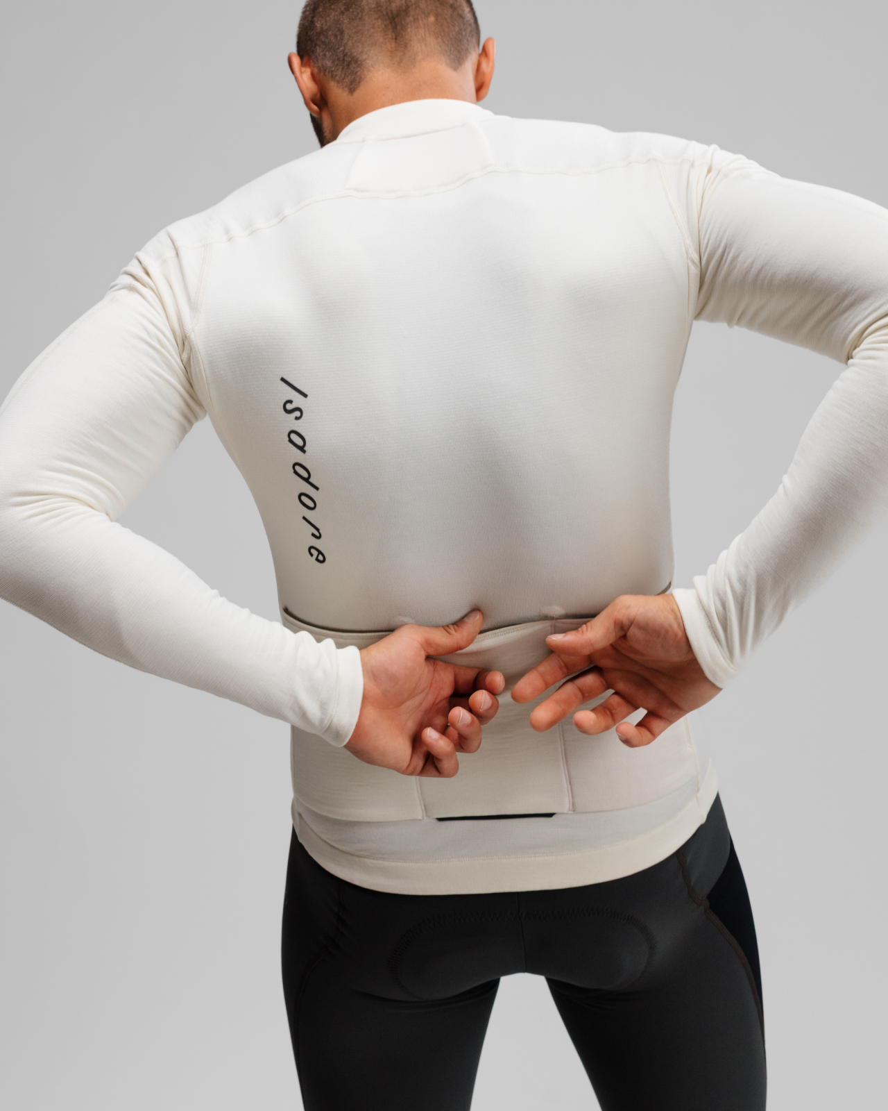 Signature Merino Tech Long Sleeve Jersey White Asparagus