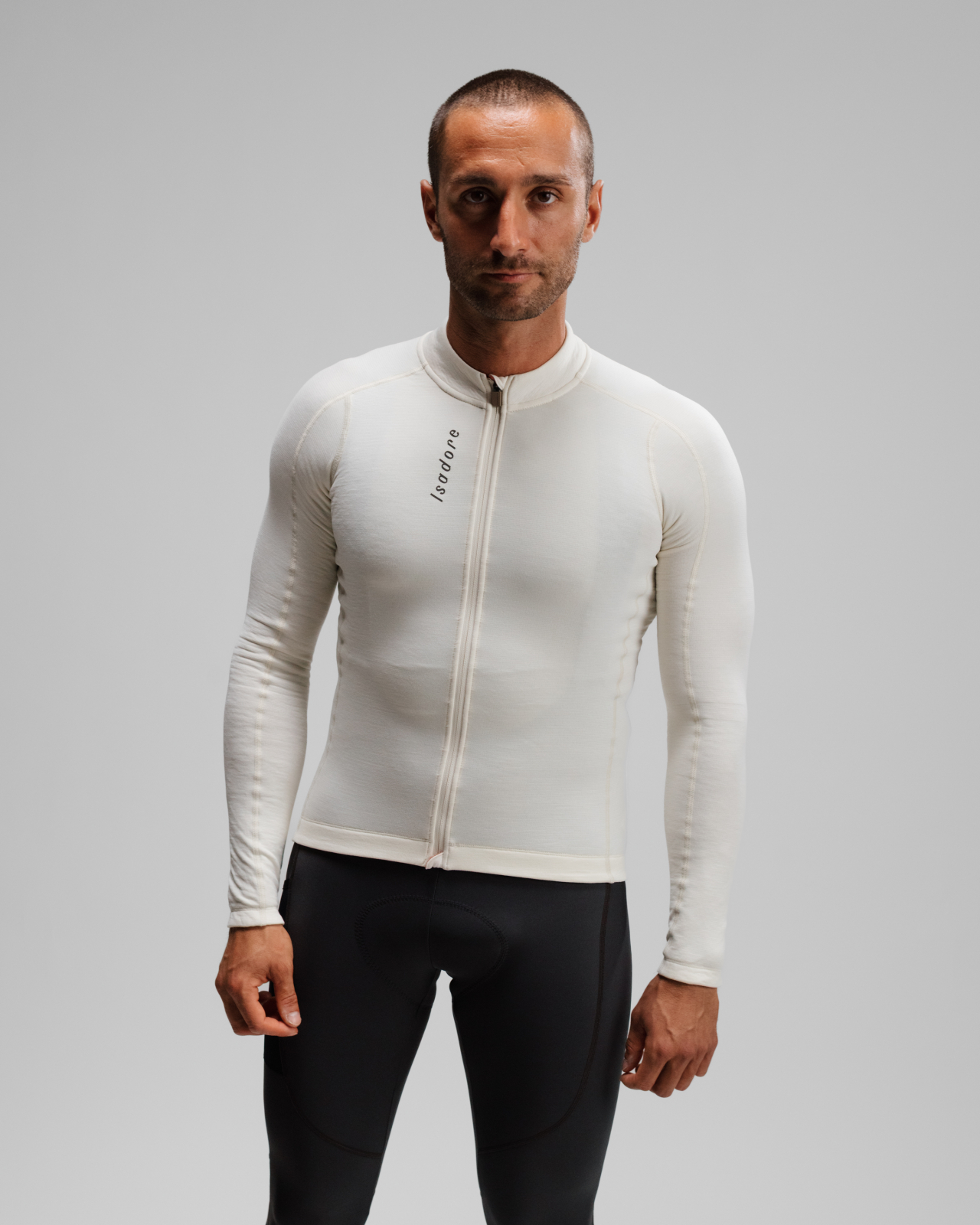 Signature Merino Tech Long Sleeve Jersey White Asparagus