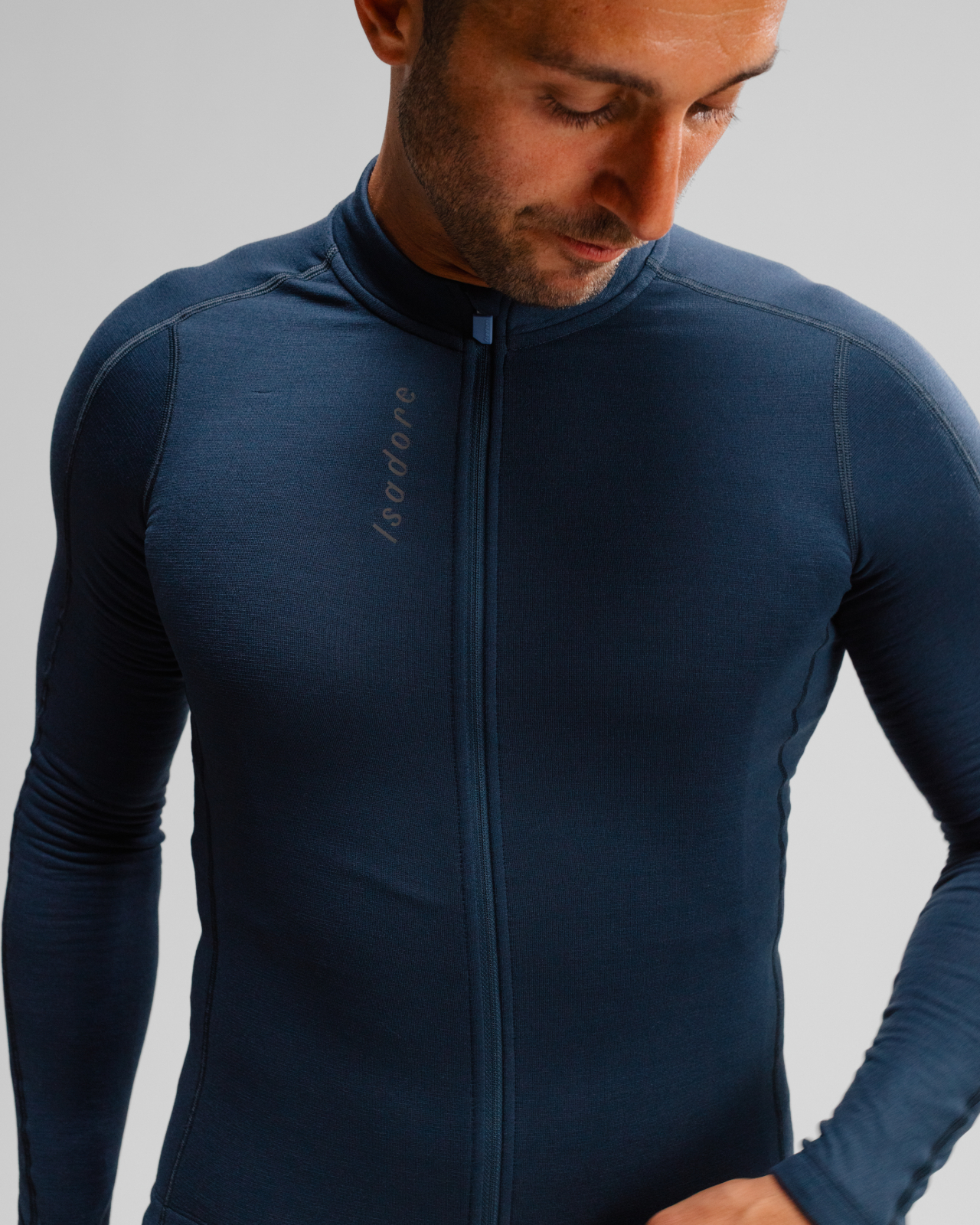 Signature Merino Tech Long Sleeve Jersey Blueberry