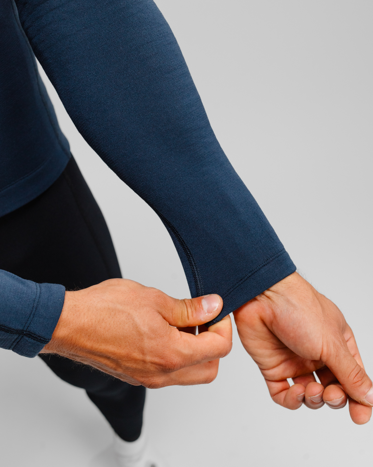 Signature Merino Tech Long Sleeve Jersey Blueberry