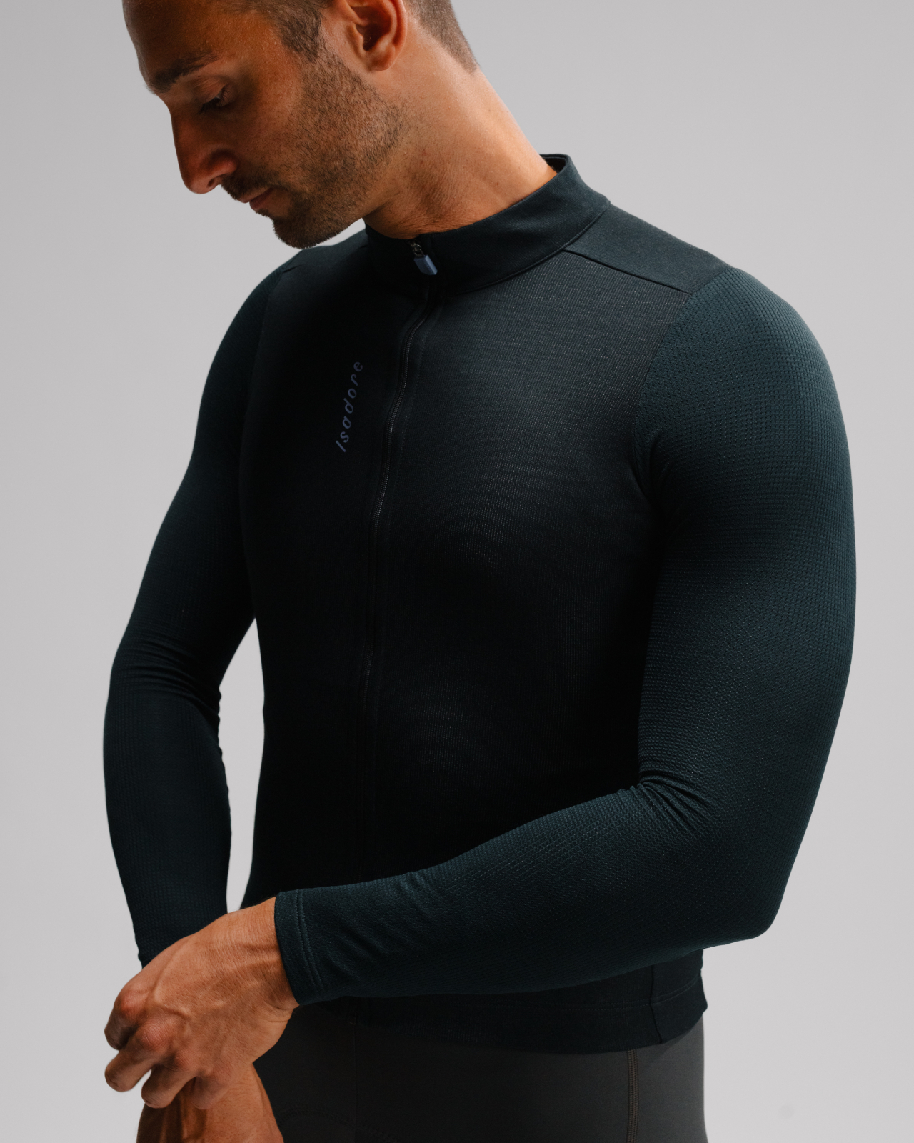 Debut Merino Long Sleeve Jersey Anthracite