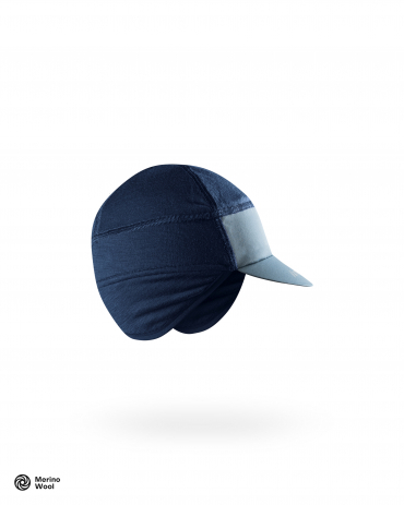 Merino Winter Cap Dark Blue