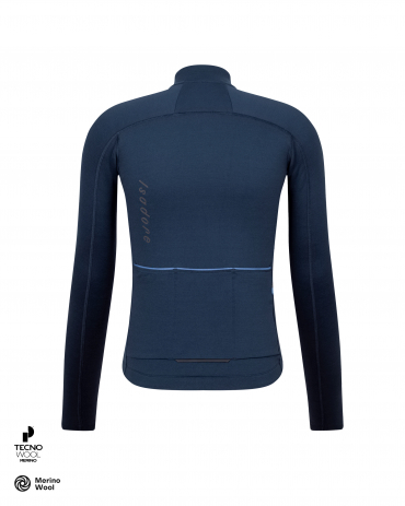 Signature Merino Tech Long Sleeve Jersey Blueberry