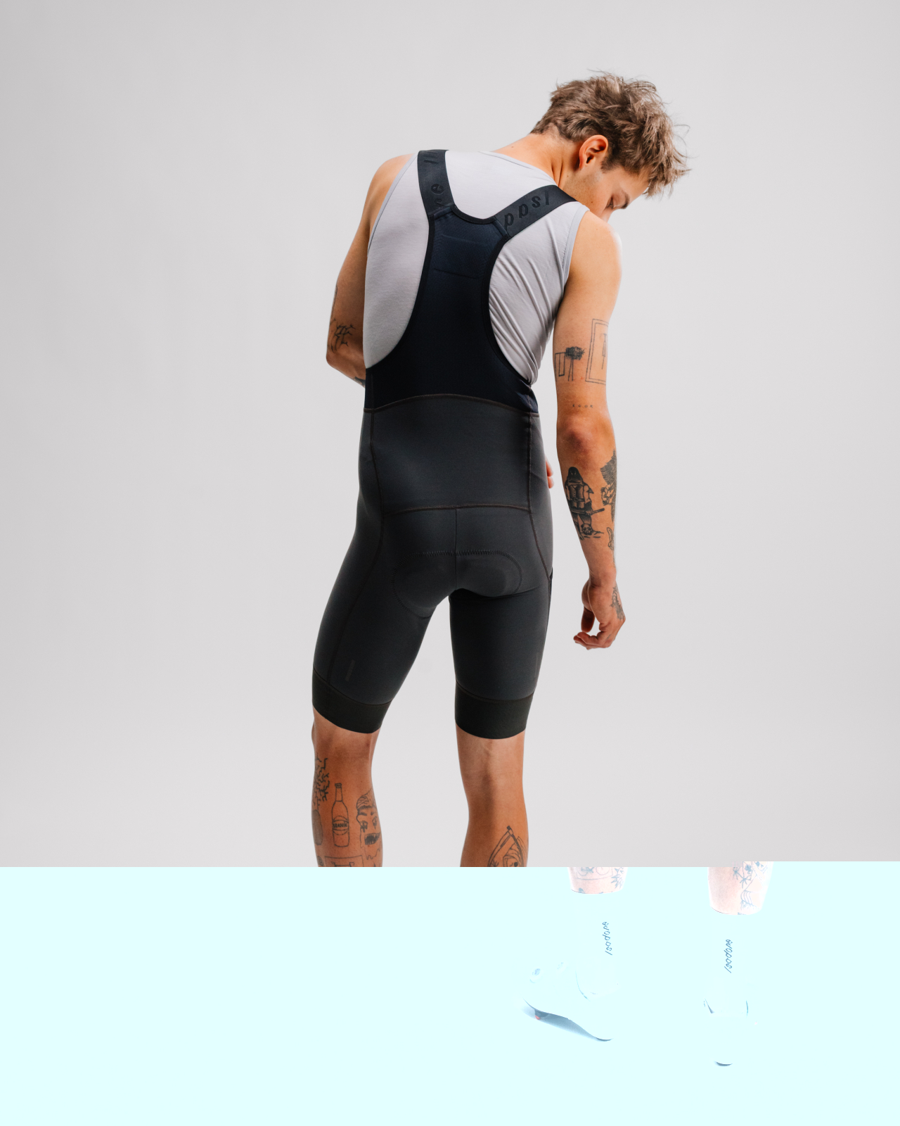 Signature Thermal Bib Shorts Beluga