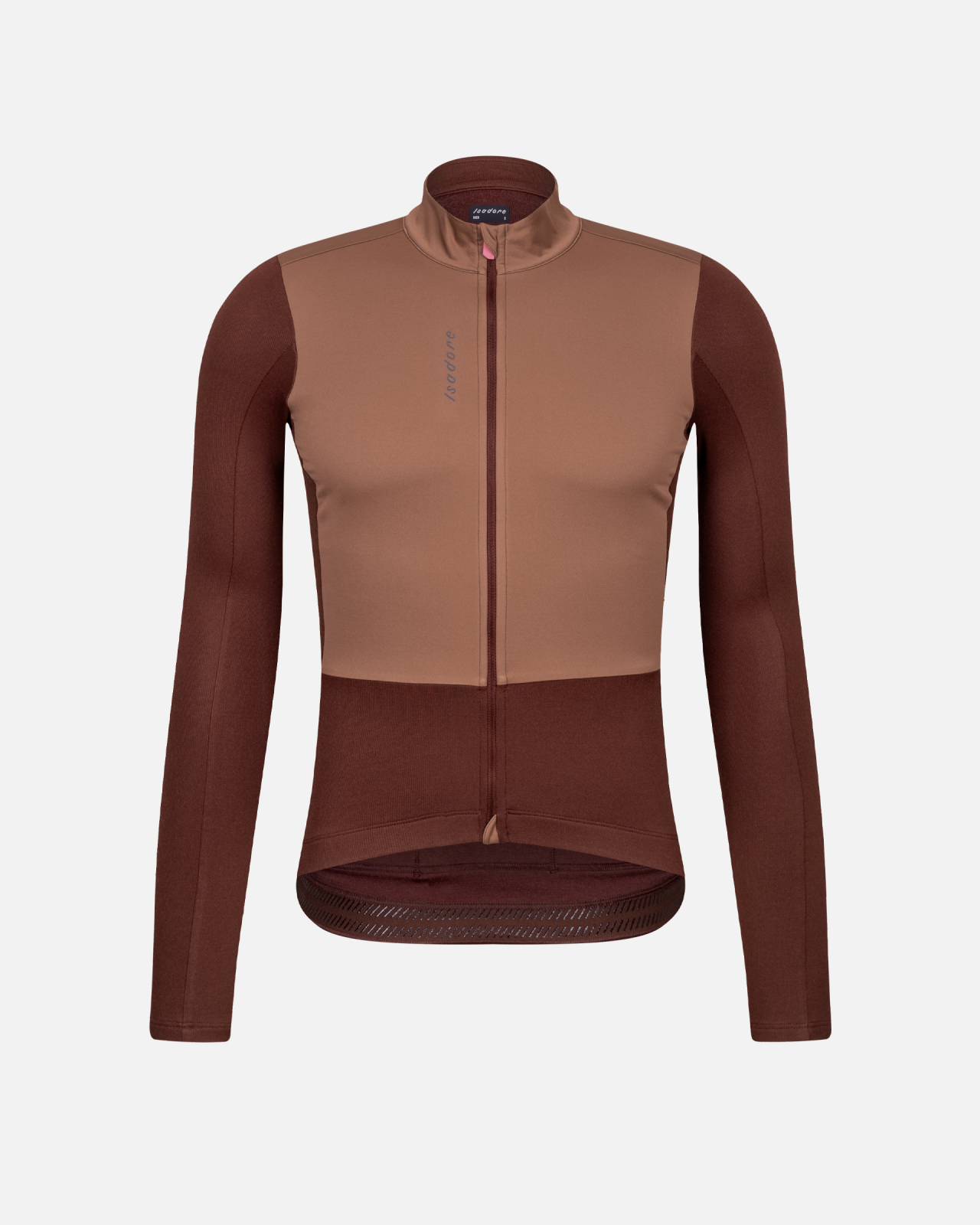 Signature Wind Block Long Sleeve Jersey Bitter Chocolate