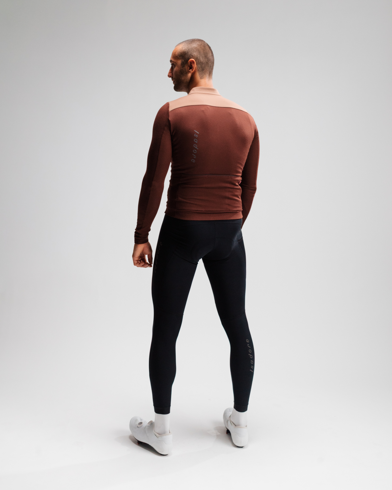 Signature Wind Block Long Sleeve Jersey Bitter Chocolate