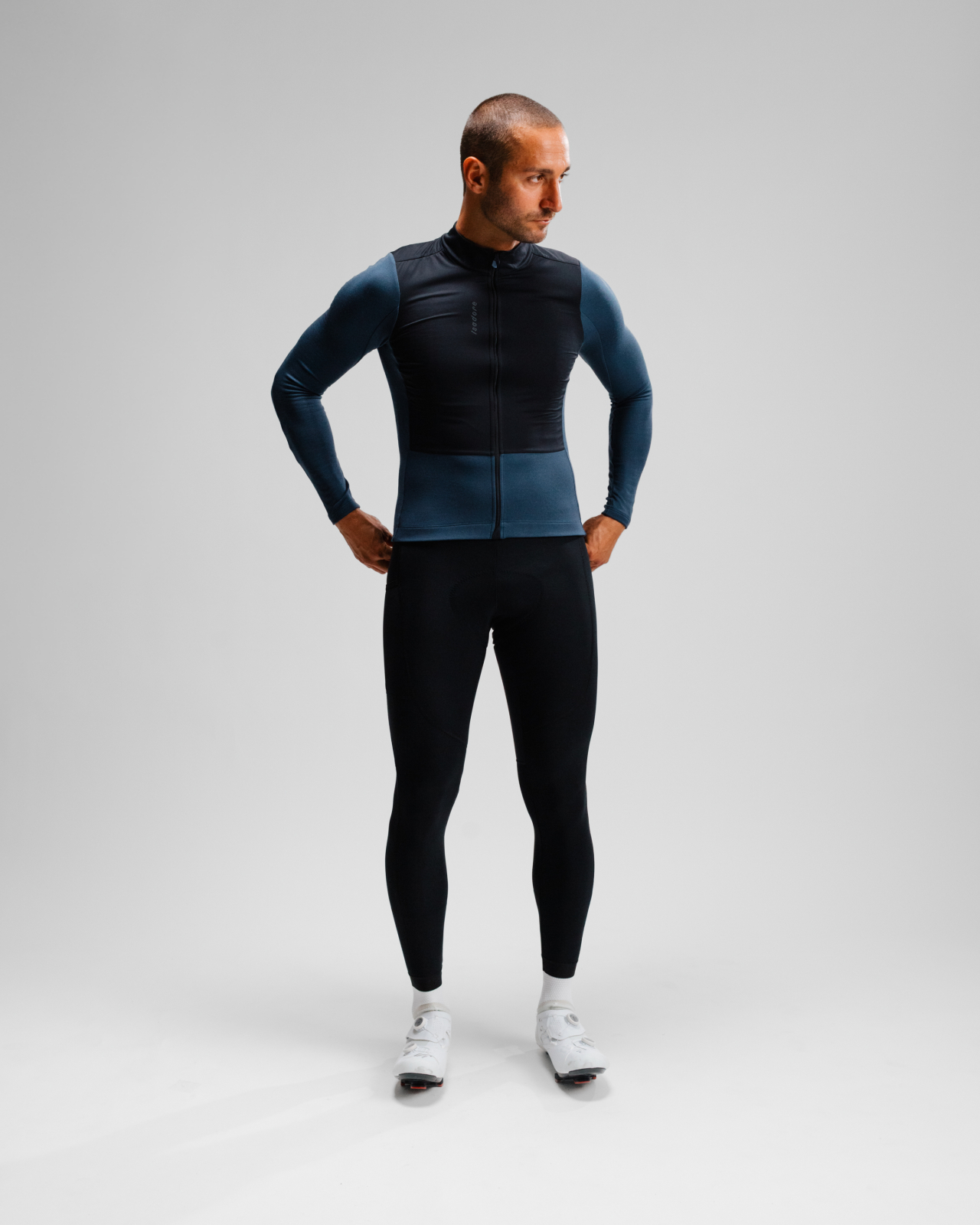 Signature Wind Block Long Sleeve Jersey Mood Indigo