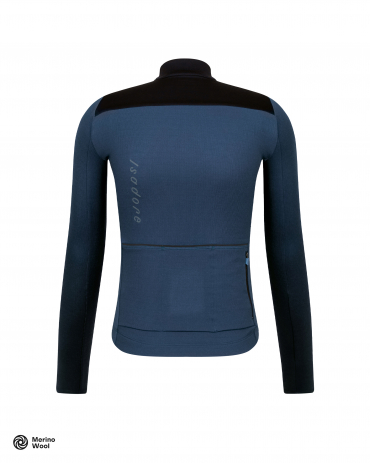Signature Wind Block Long Sleeve Jersey Mood Indigo