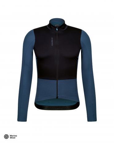 Signature Wind Block Long Sleeve Jersey Mood Indigo