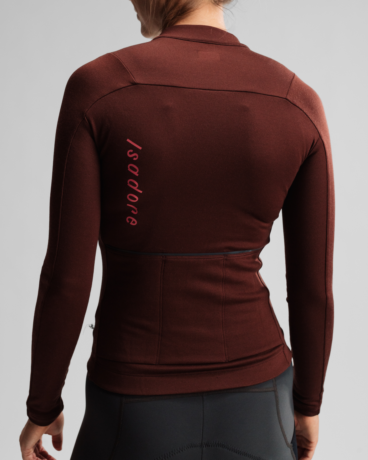 Women's Debut Merino Long Sleeve Jersey Bitter Chocolate