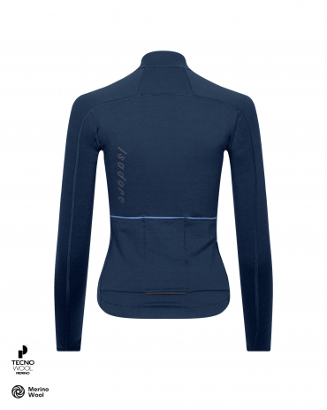 Women's Signature Merino Tech Long Sleeve Jersey Blueberry